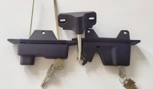 Nhiệm Vụ Nặng Nề Hai Mặt Có Thể Khóa Trọng Lực <span class=keywords><strong>Latch</strong></span> Thiết Kế Hiện Đại Thép Không Gỉ Sắt Cho Vinyl Gỗ Nhôm Cửa Màu Đen Cổng Chốt - Product Image 5