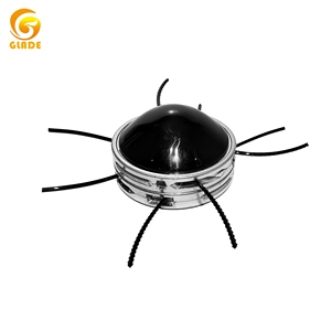 <span class=keywords><strong>Tête</strong></span> de coupe de <span class=keywords><strong>débroussailleuse</strong></span> <span class=keywords><strong>universelle</strong></span> en aluminium, 5 pièces, 4 ligne de coupe pour jardin, lame en <span class=keywords><strong>nylon</strong></span> - Product Image 4