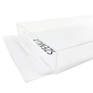 Bandeja de servicio de ranura de acrílico transparente con imagen personalizable decorativa para <span class=keywords><strong>Photoshot</strong></span> - Product Image 4