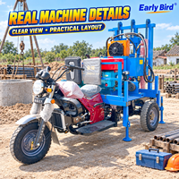 Fabriqué en Chine, machine de forage de puits d'eau de 200 m, machine de forage de puits profond, fabricant direct, prêt à être expédié