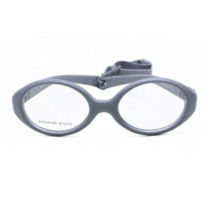 <span class=keywords><strong>Occhiali</strong></span> <span class=keywords><strong>da</strong></span> <span class=keywords><strong>Vista</strong></span> per Bambini in TR90 Blu con Montatura Ovale Classica, Spedizione Rapida, Stile Rotondo, Cerniera Flessibile, Cinturino Regolabile - Product Image 2