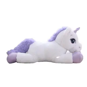 לוגו unicorn מותאם אישית הסיטונאי אישי חמוד/ה לבן רך גדול ממממולא