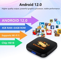 Kleincool X8 Console de jeu à détection de mouvement, boîtier TV Android 12 Allwinner H618, décodeur intelligent interactif familial