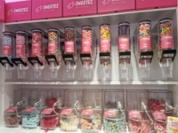 ECOBOX 	   Distributeurs de nourriture en vrac à montage mural, graines, bonbons, céréales, distributeur de nourriture en vrac à gravité, distributeur de noix, distributeur de nourriture sèche pour magasin