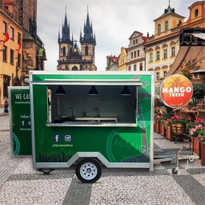 Remolque Food Truck Móvil para Comida Rápida Brillante de Café, Perritos Calientes y Hamburguesas a Precio Directo de Fábrica - Product Image 3