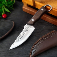 Couteau tactique portable d'extérieur JYTD10194 – Couteau à viande pour camping, barbecue et pique-nique