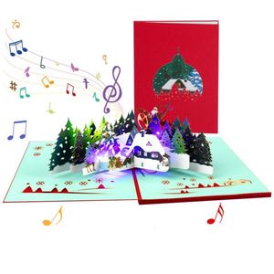 Nueva Tarjeta de Navidad 3D con Diseño Pop-up, Música y Luces - Product Image 4