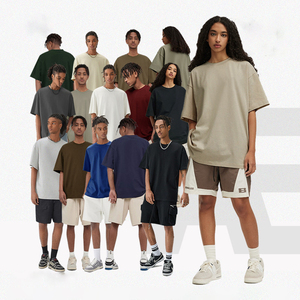 Fabricante de Ropa Urbana MT2627, Camisetas Personalizadas de 310g, Camisetas Extra Grandes Lisas para Hombre y Mujer - Product Image 3