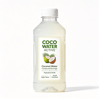 Étiquettes pour bouteilles d'eau de coco Haoxuan Factory Supply, autocollantes, imperméables, imprimées, finition brillante.