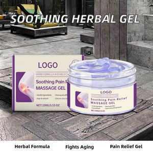 Gel de massage apaisant anti-âge aux ingrédients à base de plantes, améliore la santé de la peau et le bien-être corporel - Product Image 2