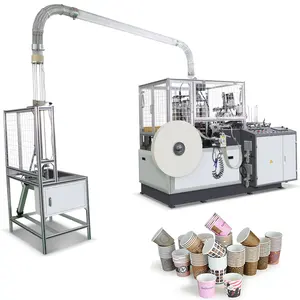 Высокоскоростная полностью автоматическая машина для производства бумажных стаканчиков с двойными стенками для продажи