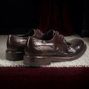 Zapatos Oxford Casuales de Vestir para Hombre, Hechos a Mano, de Alta Calidad, Personalizados, con Punta en Pico, con Cordones, Parte Superior de Cuero Transpirable, Antideslizantes, Ligeros, para Oficina - Product Image 3