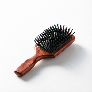 Square Plastic Tip Hairbrush L-Shaped Bristle Premium Quality Daily Skin Care All Skin Types K Beauty Formula - Product Image 1