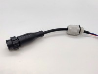 M12-4pins connecteur mâle à verrouillage rapide étanche IP67 avec presse-étoupe PG7 pour onduleur solaire