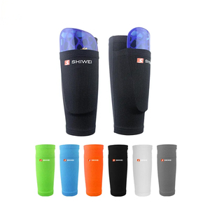 Dernier modèle SHIWEI-6002 #   Manchons de compression <span class=keywords><strong>pour</strong></span> mollets de football avec poche intégrée <span class=keywords><strong>pour</strong></span> protège-tibias - Product Image 1