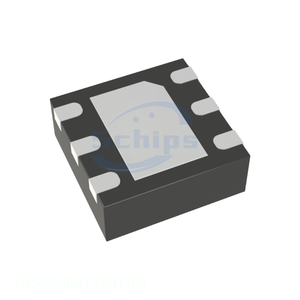 Composants électroniques de gestion de l'alimentation (PMIC) NCP308MT330TBG 6 WDFN à contacts apparents, distributeur agréé - Product Image 1