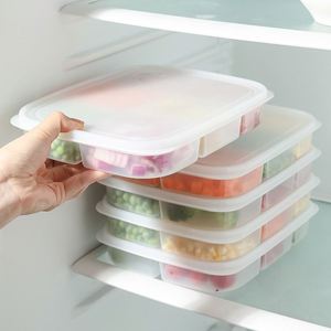 Boîte de conservation et de préparation alimentaire en plastique pour réfrigérateur et congélateur, avec compartiments pour viande - Product Image 3