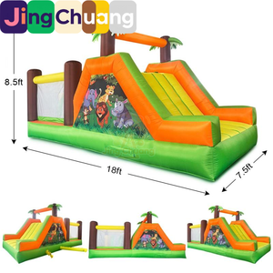 Fábrica de Comercio Exterior Transfronterizo: Tobogán Hinchable, Trampolín Hinchable, Castillo Hinchable con Tobogán y Barrera, Venta al por Mayor de Grandes Artículos - Product Image 3