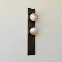Applique Murale LED Créative en Albâtre Style Nordique, Luminaire Décoratif Moderne pour Salon, Chambre et Chevet