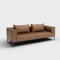 Canapé convertible inclinable et extensible MIGE, 7 places, en cuir PU moderne, pour bureau, maison, salon, villa, atelier
