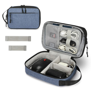 Organizador de Cables Electrónicos Portátil, Estuche Protector de Cables de Datos Móviles Impermeable, Organizador de Almacenamiento de Accesorios Esenciales para Cables para <span class=keywords><strong>Viajes</strong></span> - Product Image 3