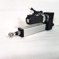 Actionneur linéaire monophasé étanche 24V 3000N 100mm/s avec encodeur servo haute performance