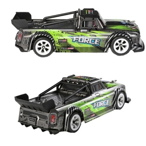 WLtoys 284131 Mini voiture RC électrique haute vitesse Wi-Fi 1/28 4WD 30 km/h tout-terrain avec lumières LED, télécommande 2.4G et câble USB - Product Image 3