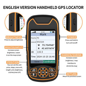 HENITUER A8 GPS Portatile per Escursionismo, Posizionamento Satellitare, Design Antiscivolo, <span class=keywords><strong>Mappa</strong></span> Mondiale Integrata, Navigazione con Punti di Riferimento, Misurazione di Aree - Product Image 5