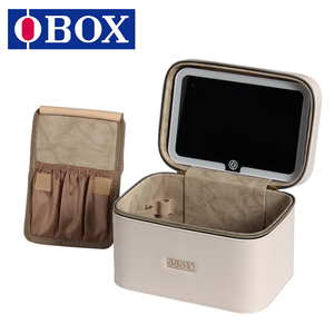 กระเป๋าจัดระเบียบเครื่องสำอาง OBOX พร้อมกระจก HD 3 <span class=keywords><strong>โทน</strong></span>สี สำหรับช่าง<span class=keywords><strong>แต่งหน้า</strong></span><span class=keywords><strong>เจ้าสาว</strong></span> กระเป๋าเบาสำหรับงานแต่งงานที่นอกสถานที่ - Product Image 6