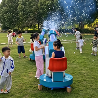 Máquina Interactiva de Burbujas de Humo, Juego Infantil Personalizado para Exteriores, Juego de Autoservicio para Alquiler en Negocios, Resorts Turísticos, Campamentos y Parques