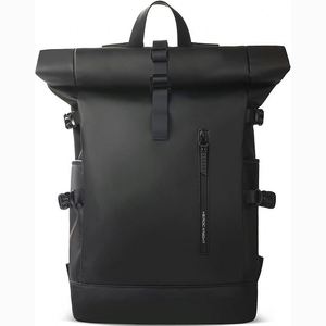 Sac à dos décontracté grande capacité pour ordinateur portable, idéal pour l'extérieur, avec fermeture à enroulement, pour affaires – Échantillon gratuit - Product Image 2