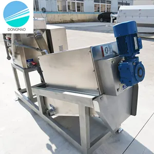 Self-Clean Slurry Dehydrator Dehydrating Sludge Screw Press For Printing And Dyeing Waste Water Treatment Plant