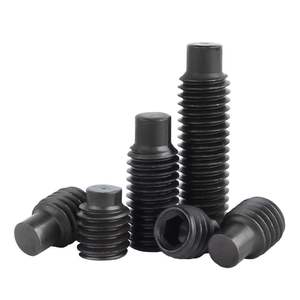 304ステンレス鋼六角穴付き止めねじDIN 915ドッグポイントグラブスクリューヘッドレスボルトシャフト位置決めピンファスナーメーカー - Product Image 5