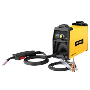 Doğrudan fabrika-AUTOOL M518 ark MIG Inverter kaynak makinası otomotiv hiçbir gaz MIG kaynakçı IGBT Inverter kaynak makinası 220V 110V