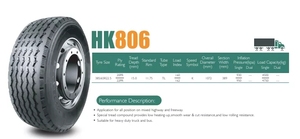 ยางลมคุณภาพสูง TBR HK806 385/65R22.5 แบบไม่มียางใน สำหรับยางล้อหน้ารถบรรทุก - Product Image 6