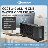 Sistema de Refrigeración Líquida Portátil Externo Todo en Uno con Indicador de Flujo para PC Gaming ITX y Estaciones de Trabajo
