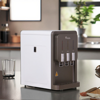 Mini distributeur d'eau de bureau avec système de purification UF chaud et froid, machine de traitement de l'eau à prix abordable