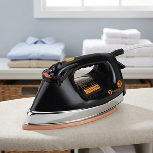 Fer à vapeur électrique noir Kimatsu 2 kg en acier inoxydable avec Mega Plancha 750 W, garantie 1 an, cordon de 1,8 m, 220 V pour usage domestique - Product Image 2