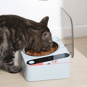 Bol automatique pour animaux de compagnie avec capteur, couvercle à ouverture automatique, bol en acier inoxydable amovible, anti-poussière, anti-insectes, anti-humidité, plat d'alimentation pour chat et chien - Product Image 3