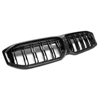 Grille de radiateur avant en carbone sec pour BMW G20 G21 LCI 318i 320i 330i 340i 2023-2026 (références 51135A3E534, 51135A3E536)
