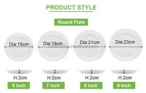 Miễn phí Mẫu Takeaway phân hủy sinh học thực phẩm 8 "* 8" tinh bột ngô hộp 3 Com Hộp Ăn Trưa - Product Image 4