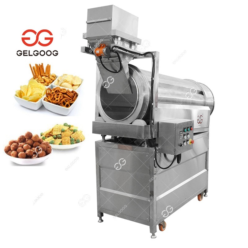 Rotary Oil Coater Spraying Seasoning Machine