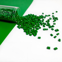 Colorants pigmentaires Masterbatch verts de couleur personnalisée en plastique pour moulage par injection
