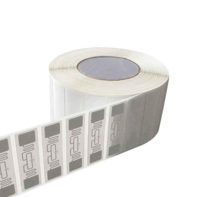 Long Range RFID Paper Tags 860-960 Mhz ISO18000 6C Inlay Passive UHF Rfid Tag Sticker for Asset Tracking