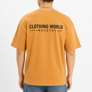 T-shirt personnalisé surdimensionné à épaules tombantes pour l'automne, 100% coton, unisexe, style streetwear, écologique, premium, OEM ODM - Product Image 2