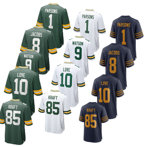 Green Bay 0 #   Golden 1 #   Parsons 8 #   Jacobs 10 #   <span class=keywords><strong>amor</strong></span> 9 #   Watson 85 #   Camiseta <span class=keywords><strong>de</strong></span> Rugby Bordada Kraft 2026, Camiseta <span class=keywords><strong>de</strong></span> Manga <span class=keywords><strong>Corta</strong></span> Cosida - Product Image 1