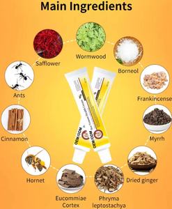 Creme para Alívio da Dor Forte com Veneno de Abelha, Bálsamo Herbal com Ingredientes Naturais - Suprimento de Saúde 20g Certificado ISO//CE - Product Image 5