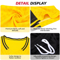 Uniformes de football pour hommes de haute qualité à séchage rapide, fabrication sur mesure en usine, maillots de football d'origine chinoise