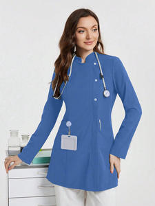 Ensemble de blouses de <span class=keywords><strong>laboratoire</strong></span> jetables pour femmes, ensemble de blouses médicales, uniforme d'hôpital, uniforme d'infirmière, uniforme médical - Product Image 5