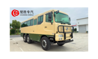 Bus tout-terrain Dongfeng neuf, diesel, manuel, Euro 3, 6x6, pour désert, 19-25 places, pour conditions difficiles